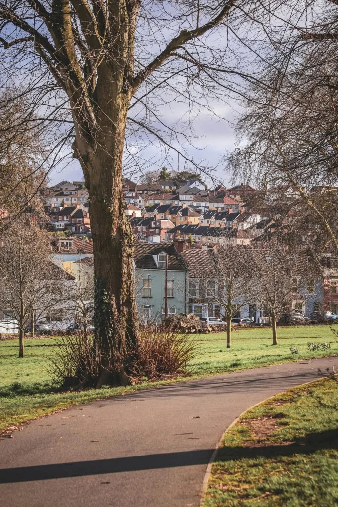 Bristol park in autumn