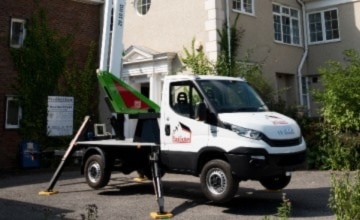 high level gutter cleaning in Welling