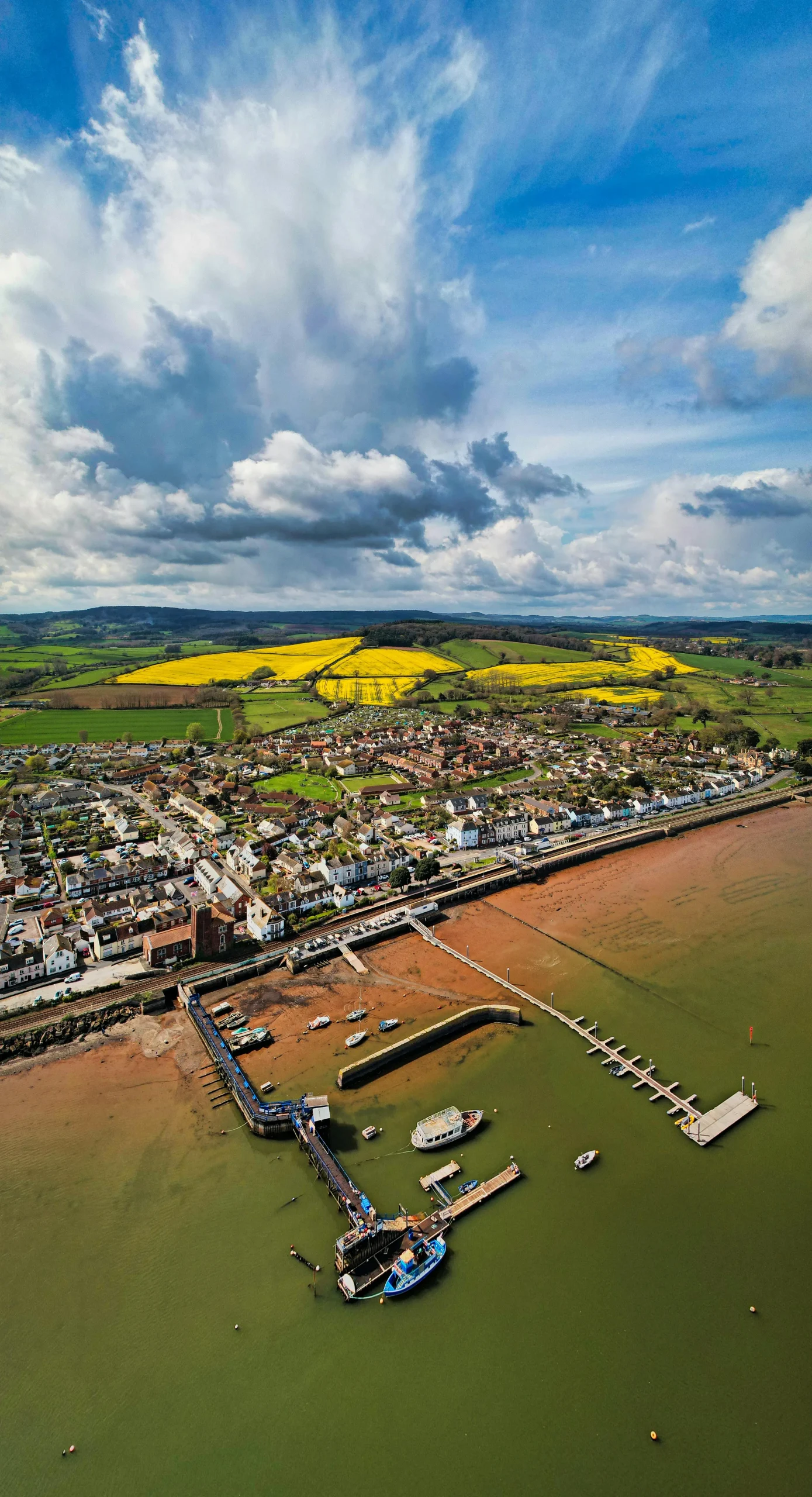 A portrait showing a coastal area in Exeter, for locational target audiences.