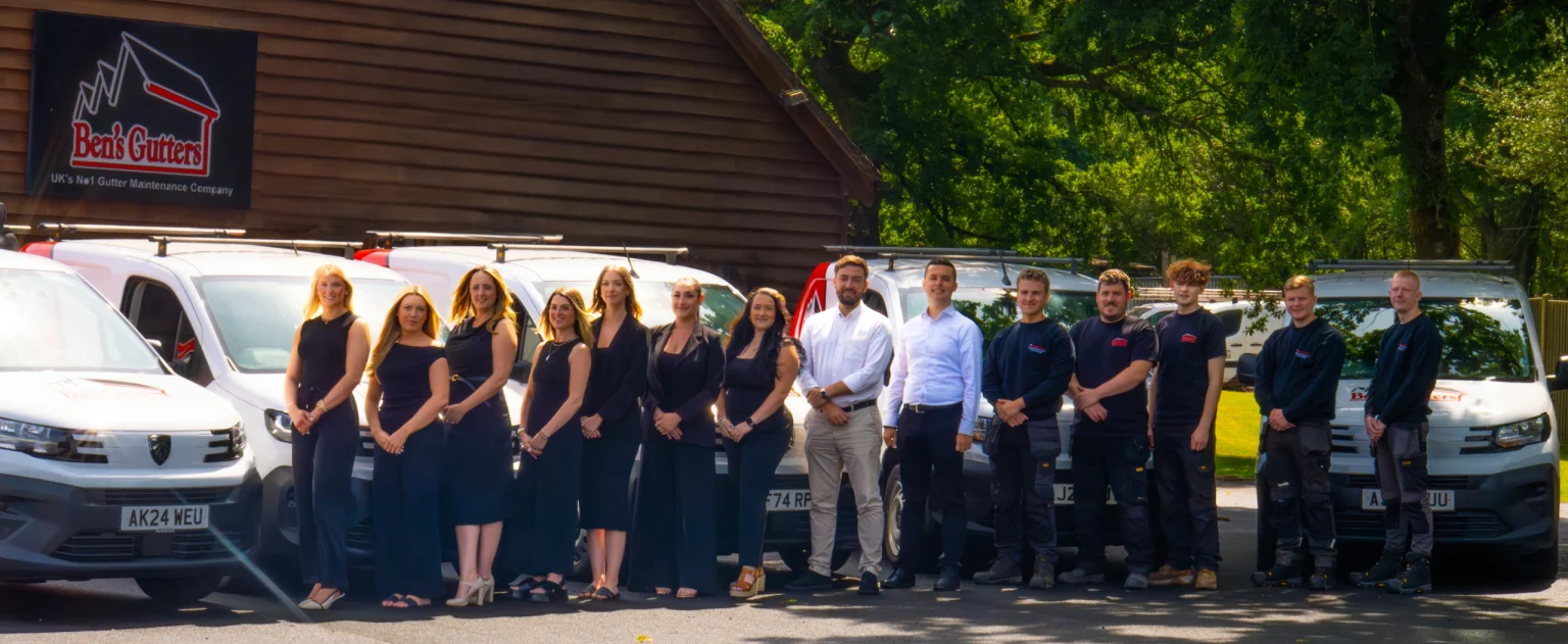 our team of gutter cleaners in Eton